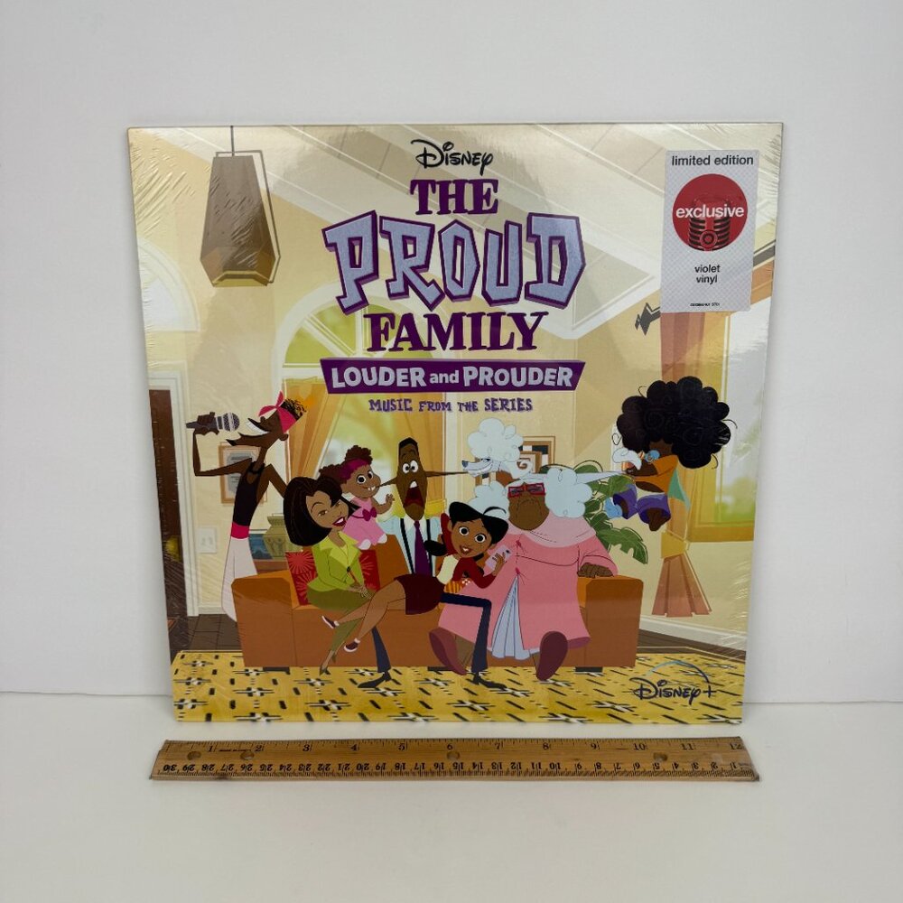 Sealed Disney Proud‎ Family Louder and Prouder Music Vinyl Record Target Violet